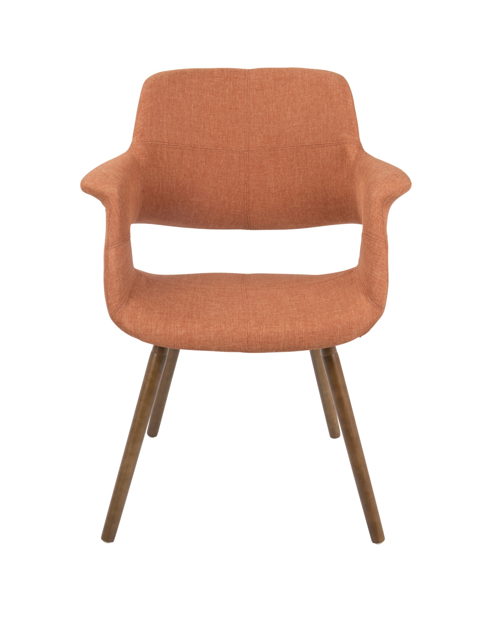 Vintage Flair Mid-Century Modern Chair in Orange