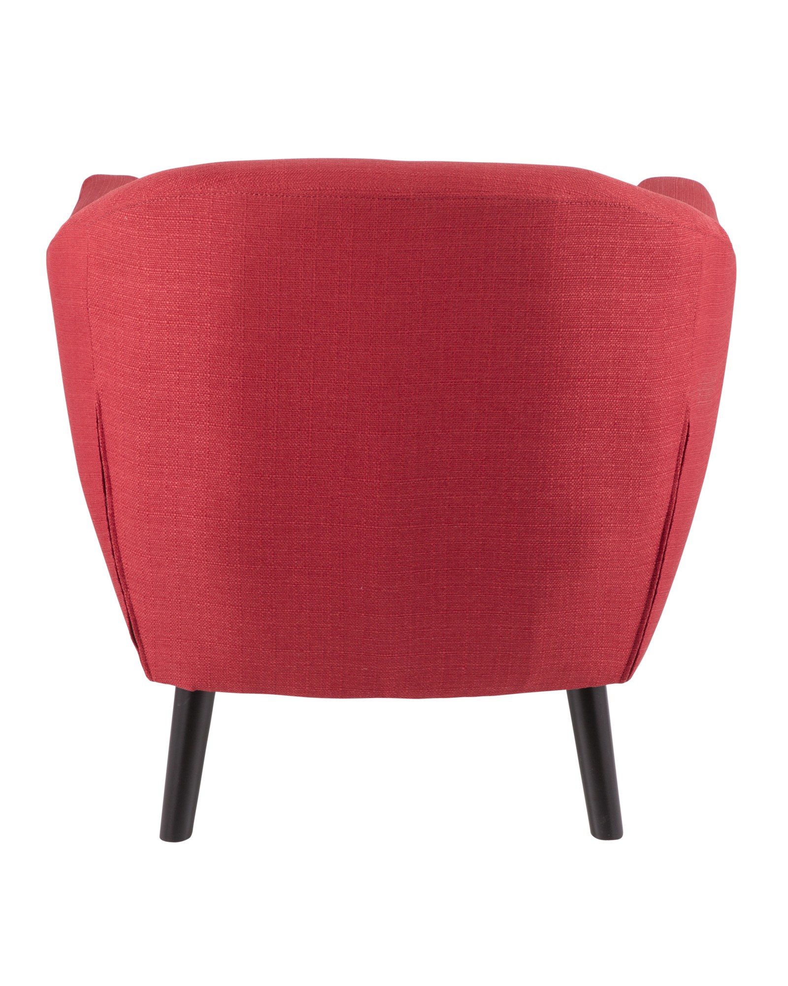 Rockwell Mid Century Modern Accent Chair in Red