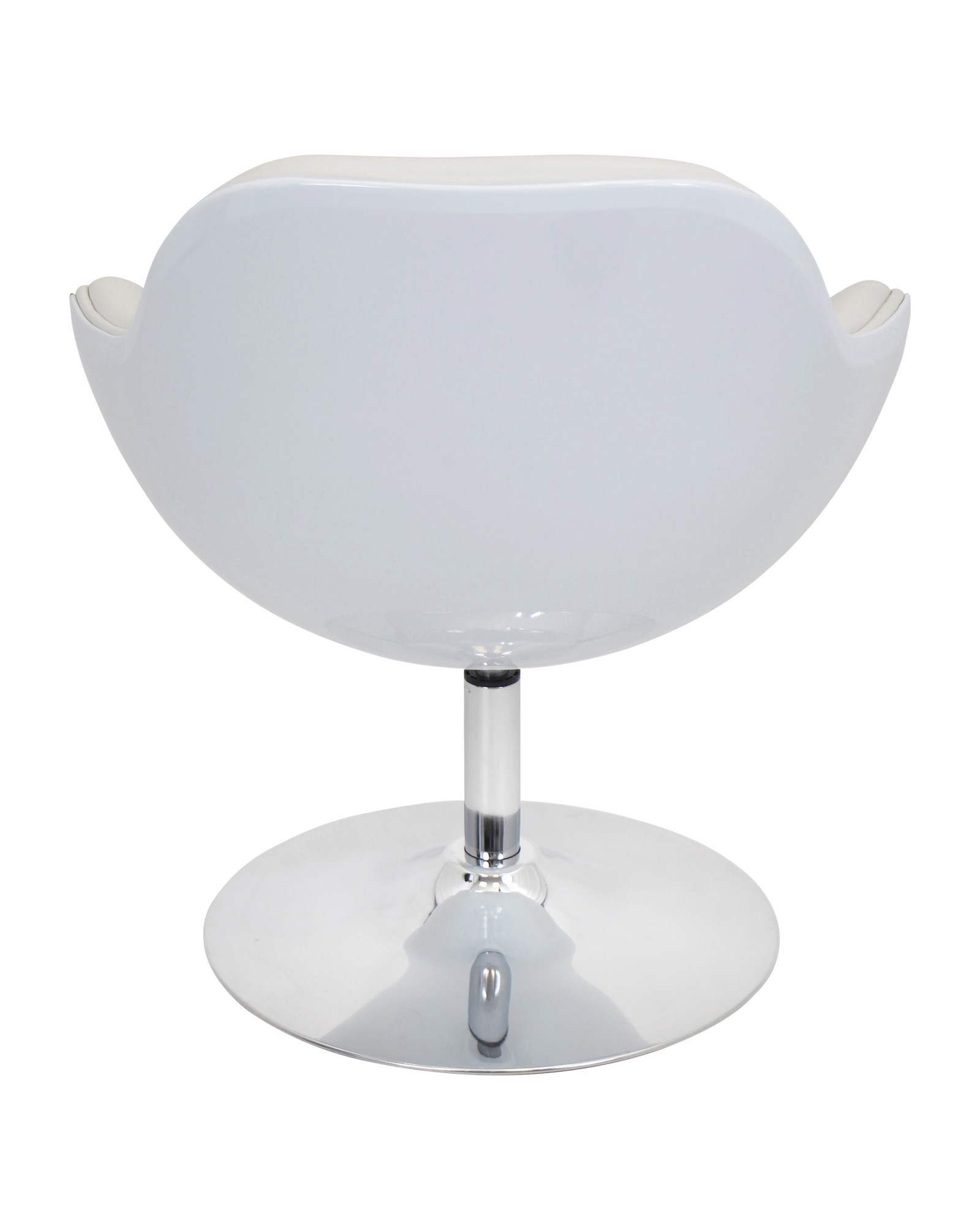 Saddle Brook Chair with Swivel in White