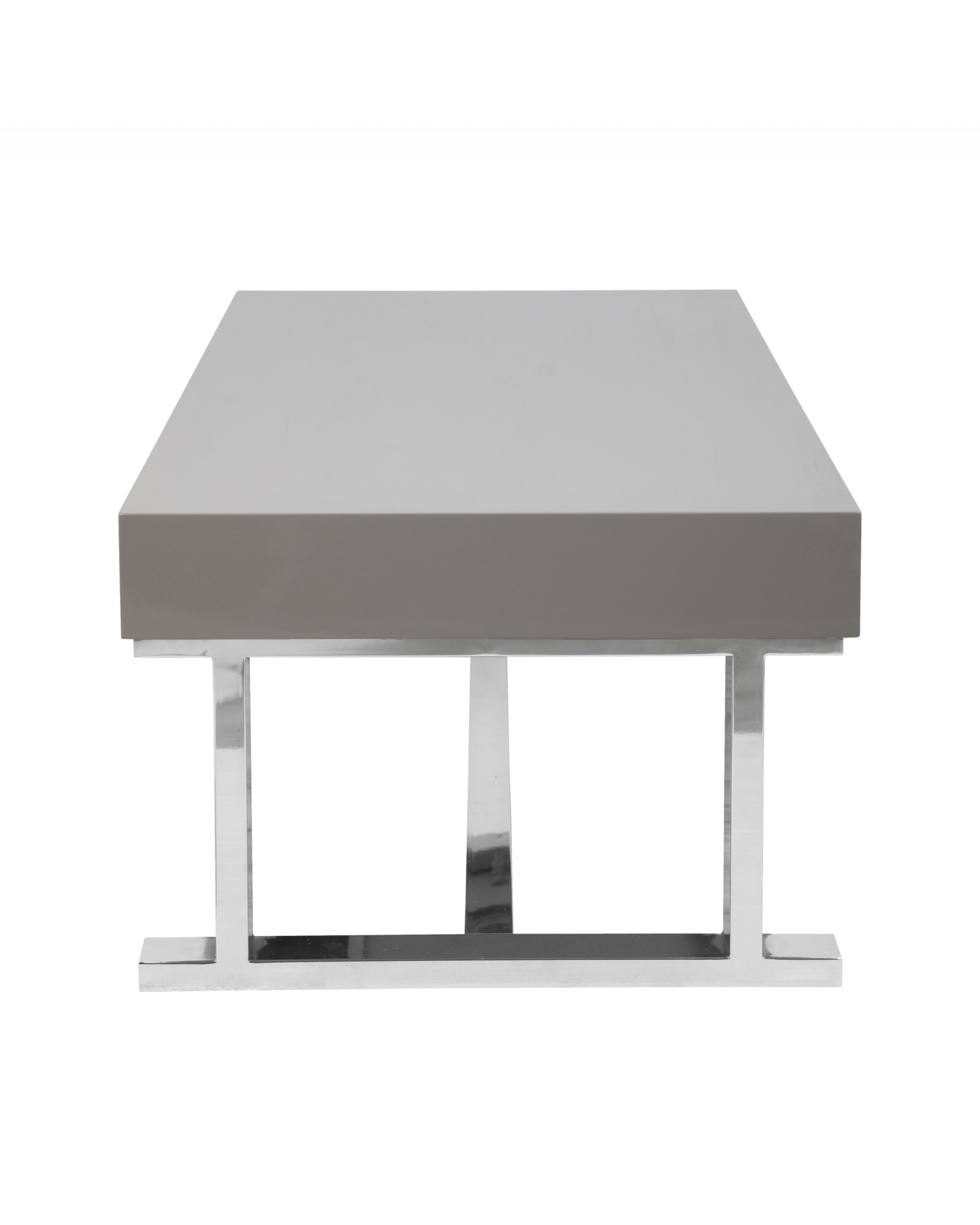 Luster Contemporary Coffee Table in Grey