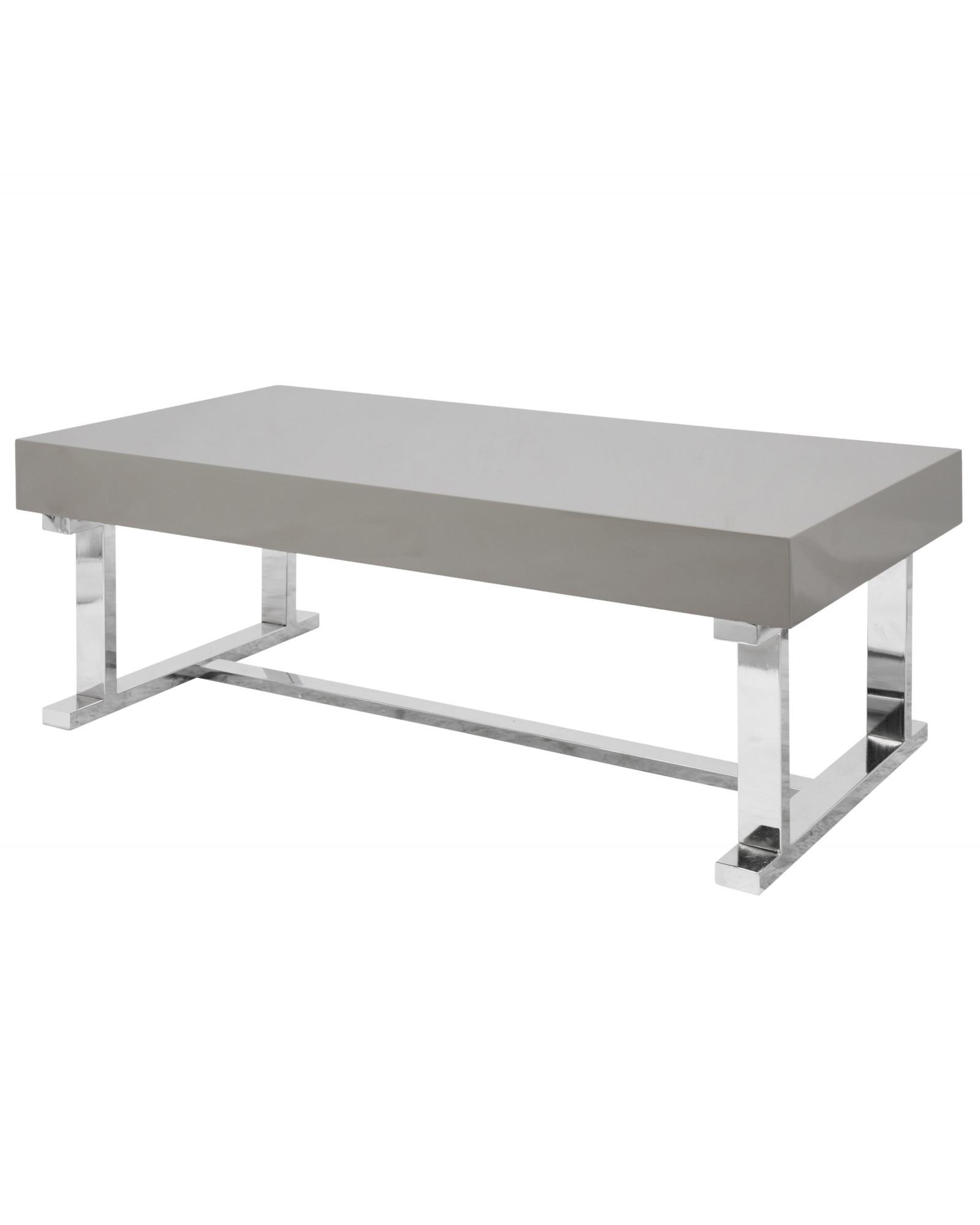 Luster Contemporary Coffee Table in Grey