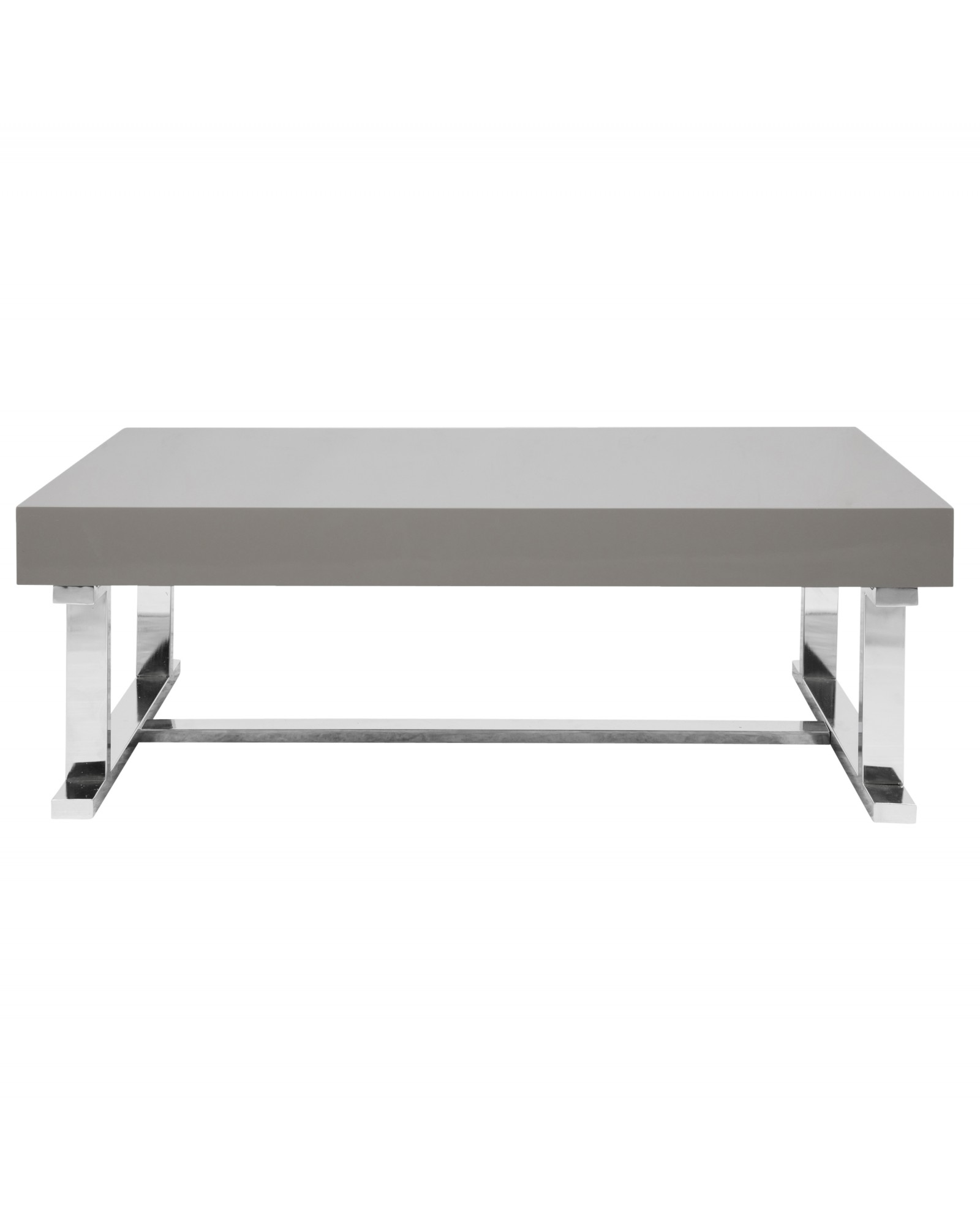 Luster Contemporary Coffee Table in Grey