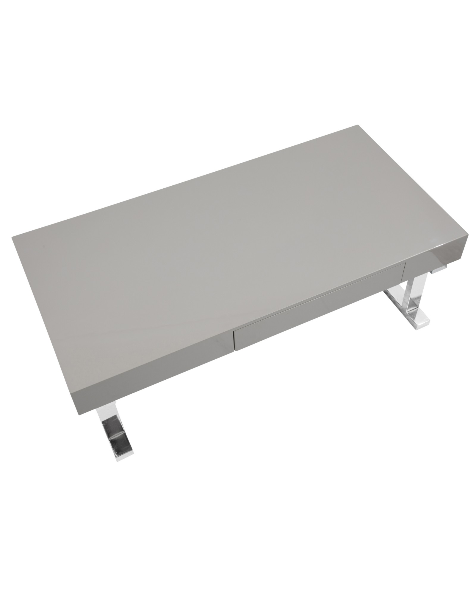 Luster Contemporary Coffee Table in Grey