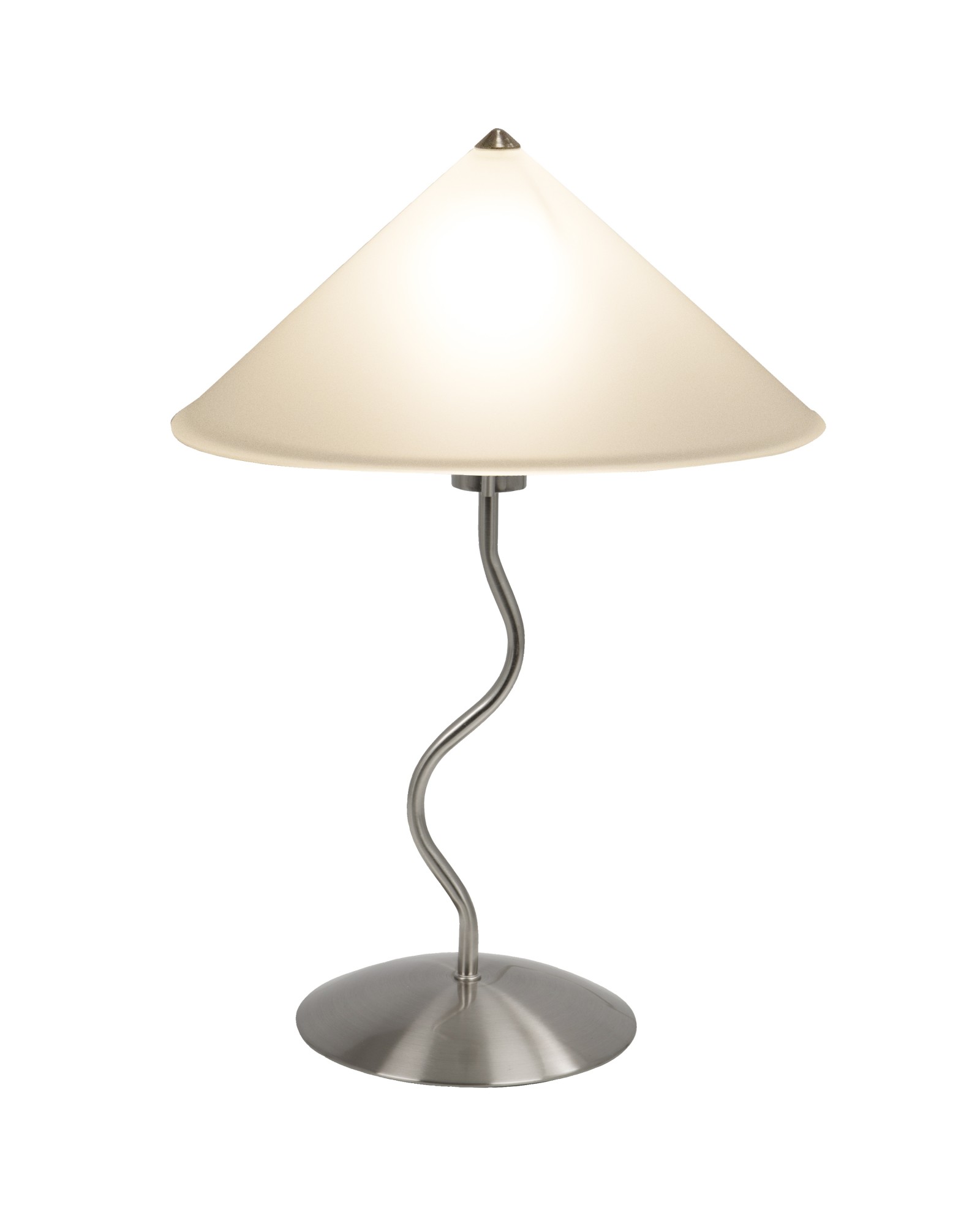 Doe Li Contemporary Desk Lamp with Brushed Satin Finish