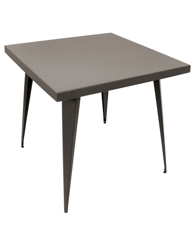 Austin Industrial Dining Table in Antique