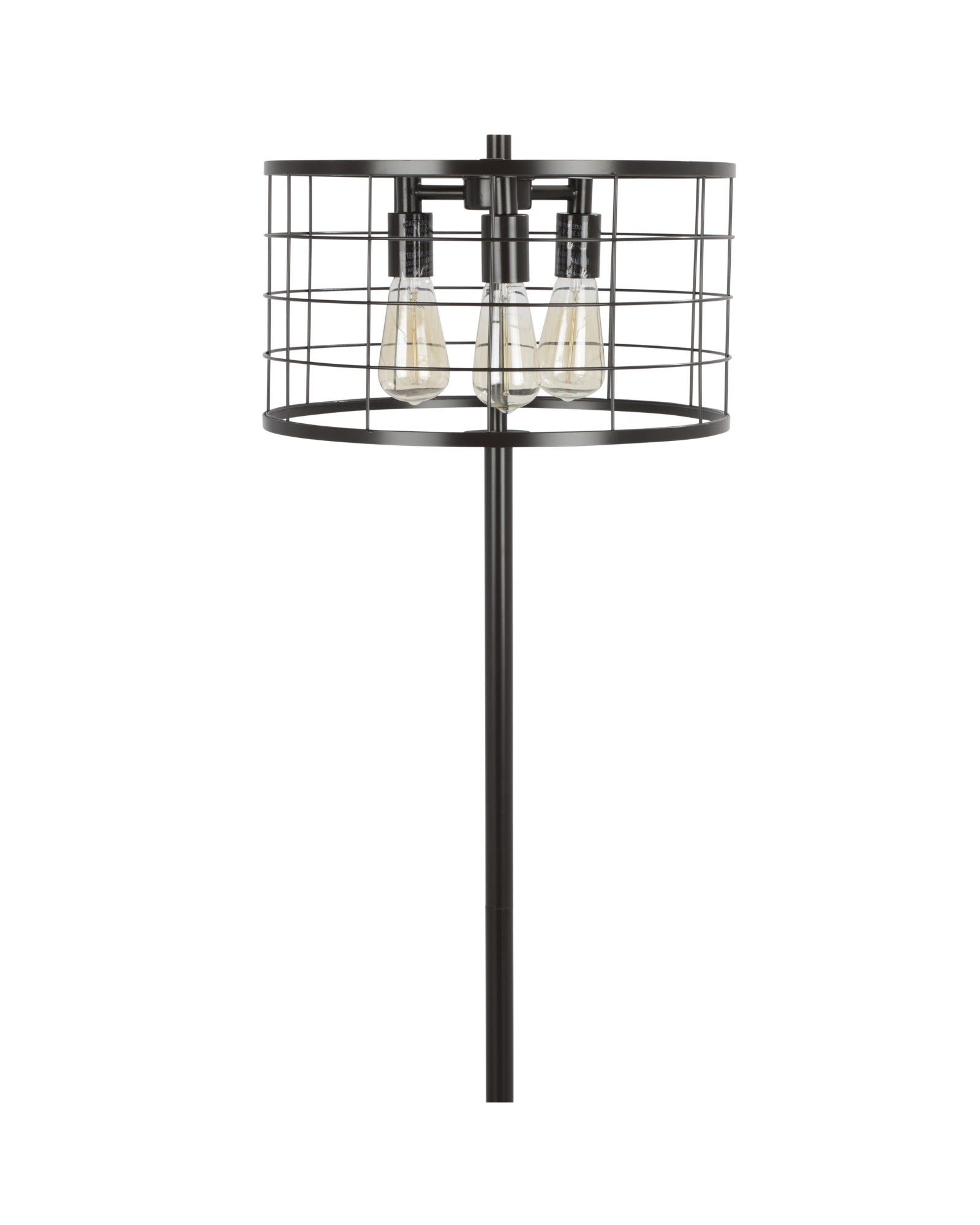 Indy Wire Industrial Floor Lamp in Antique