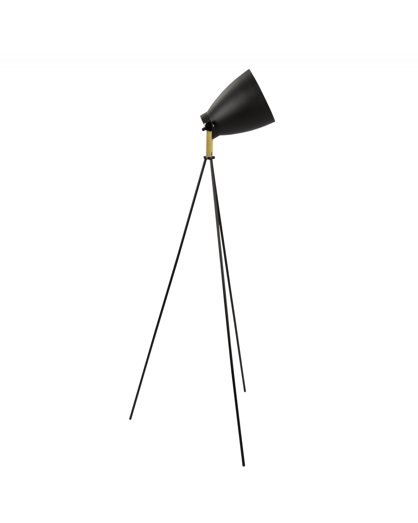 Grammy Modern Reader Lamp in Black and Gold