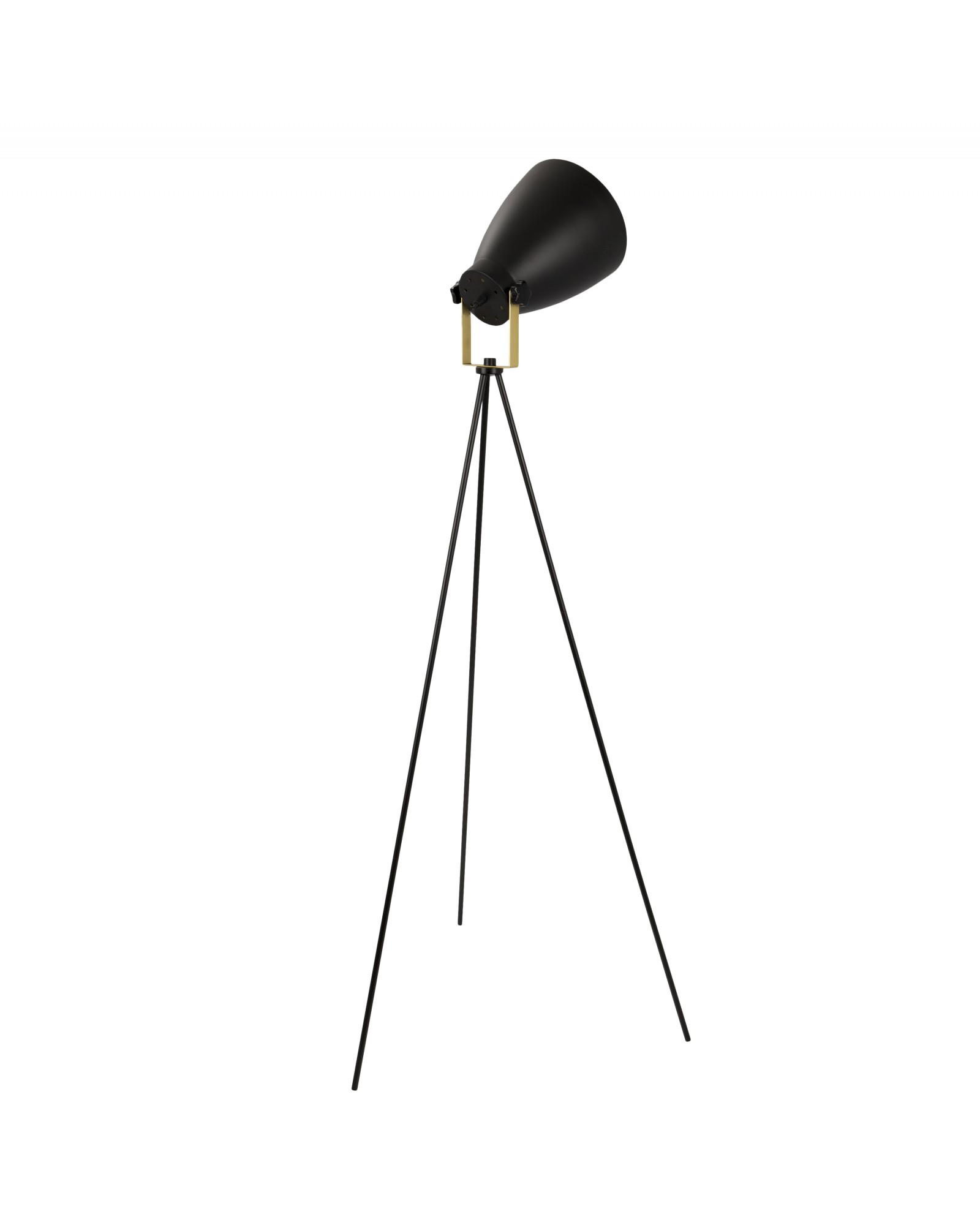 Grammy Modern Reader Lamp in Black and Gold