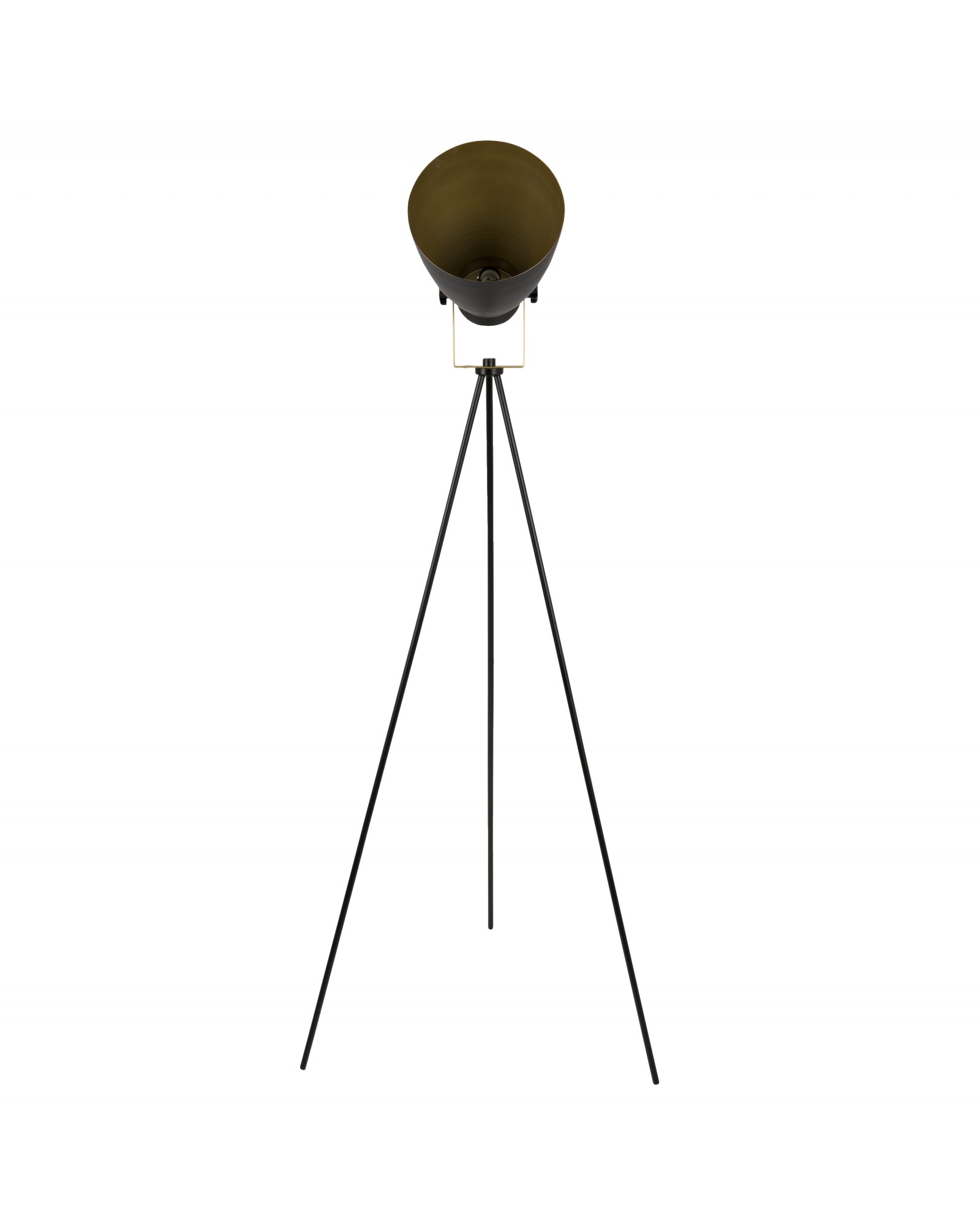 Grammy Modern Reader Lamp in Black and Gold