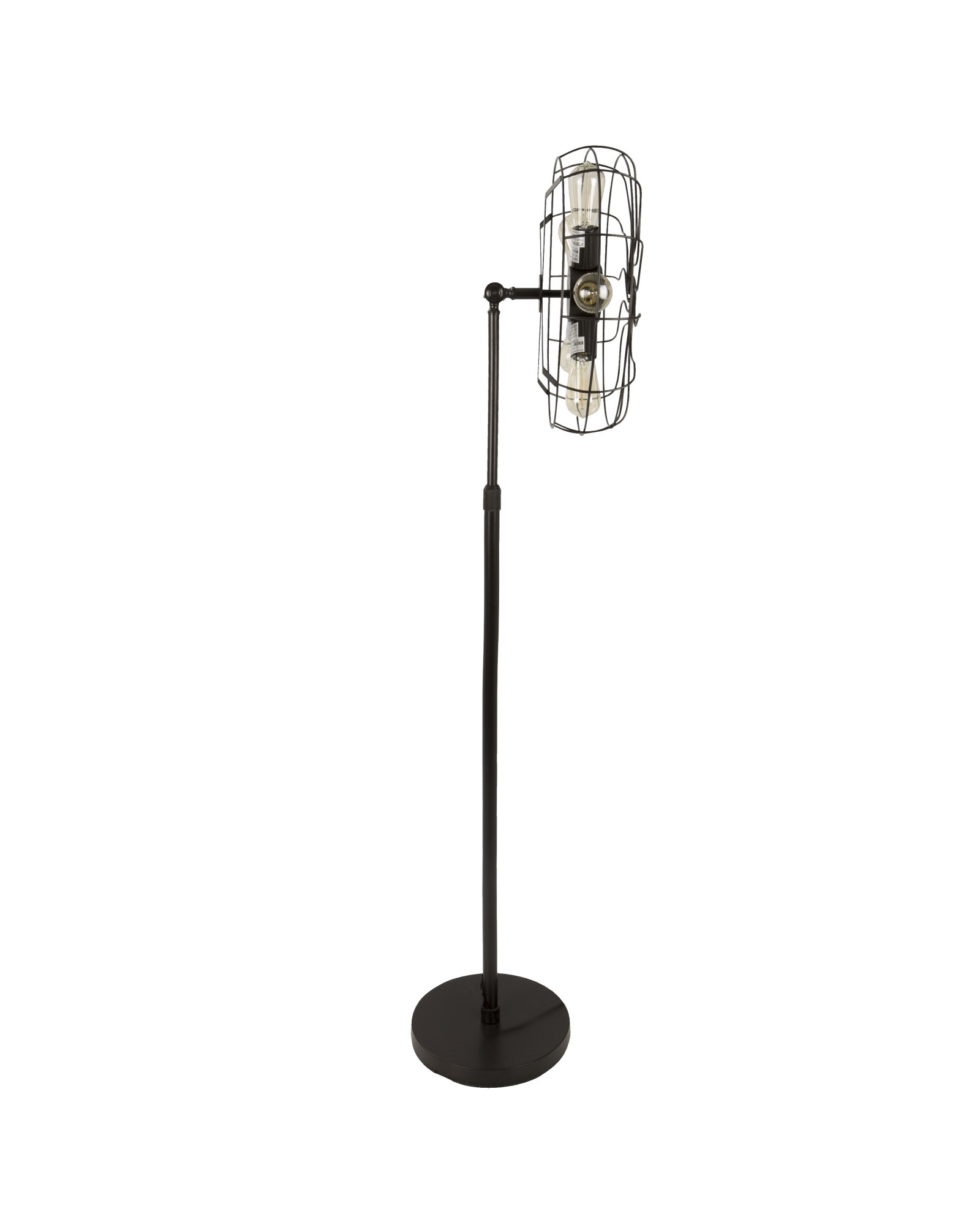 Ozzy Vintage Industrial Floor Lamp in Antique