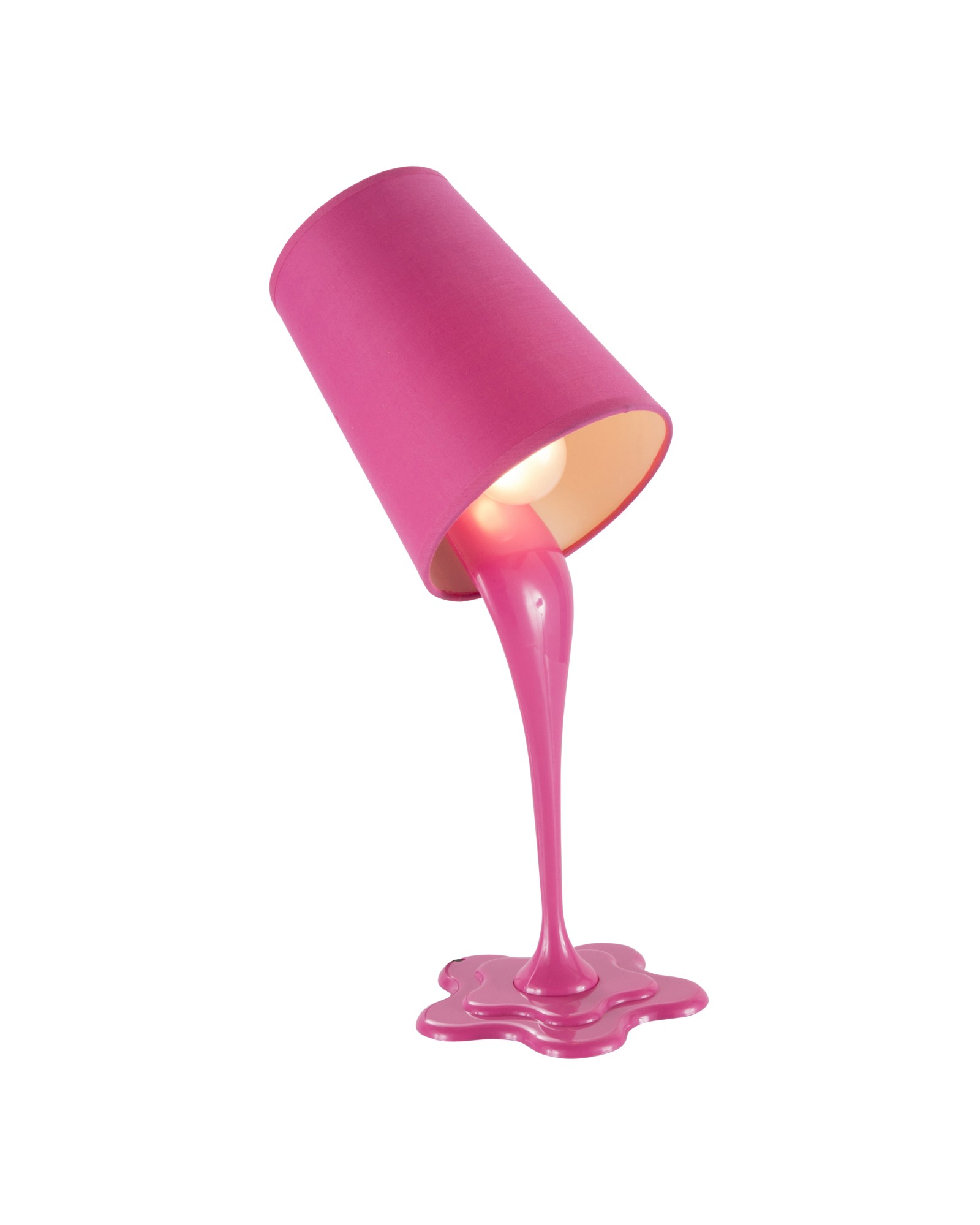 Woopsy Modern Table Lamp in Hot Pink