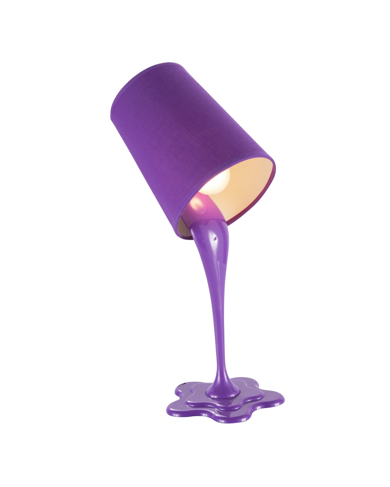 Woopsy Modern Table Lamp in Purple