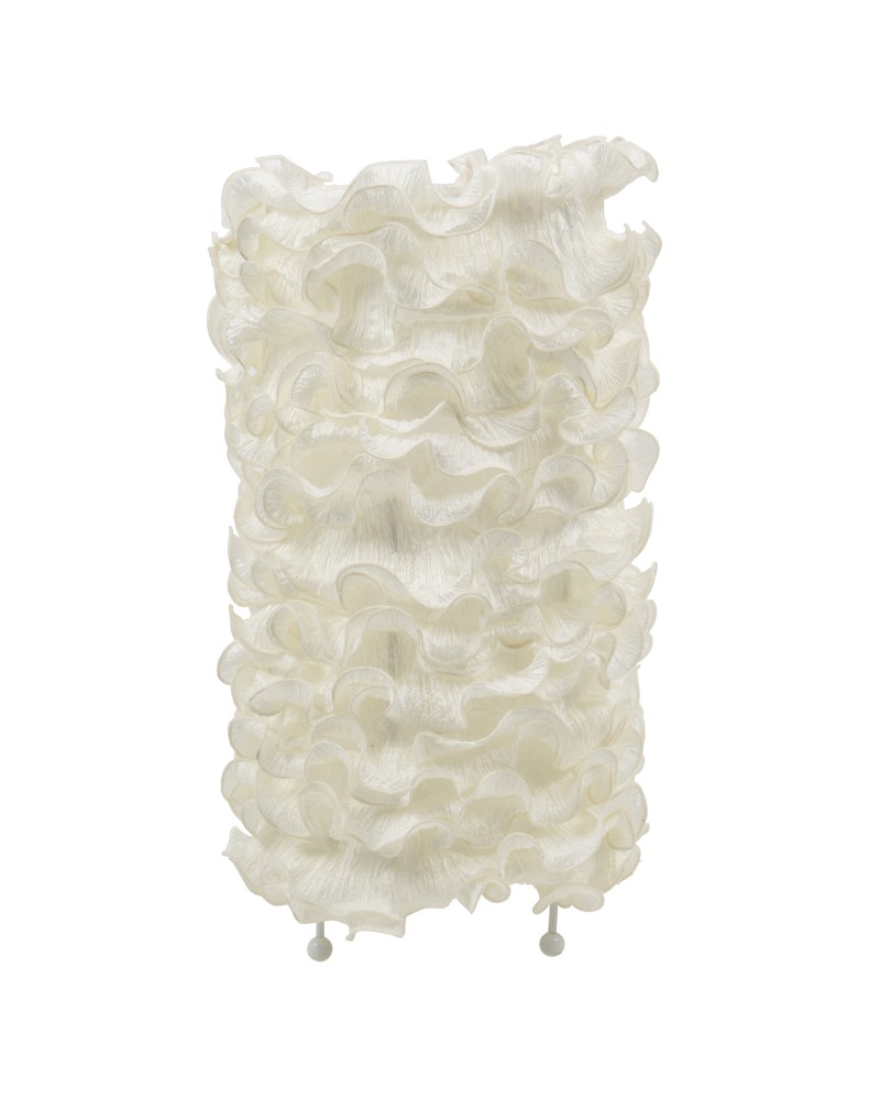 Lace Contemporary Table Lamp in Cream