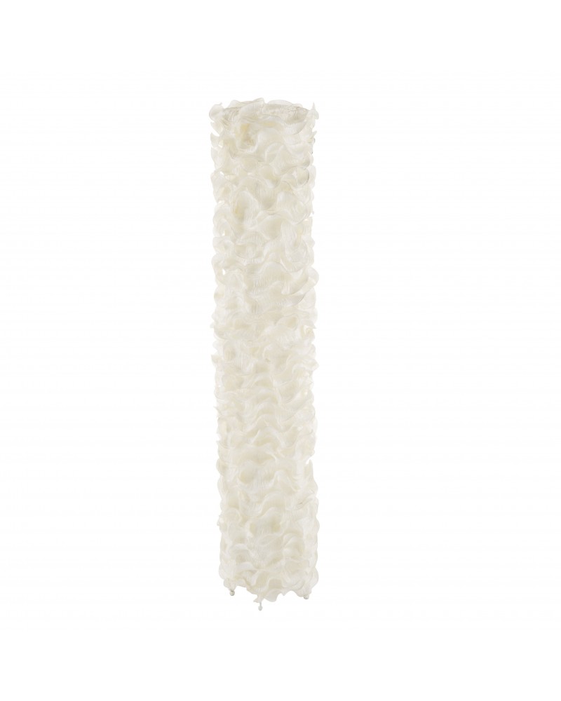 Lace Contemporary Floor Lamp in Cream