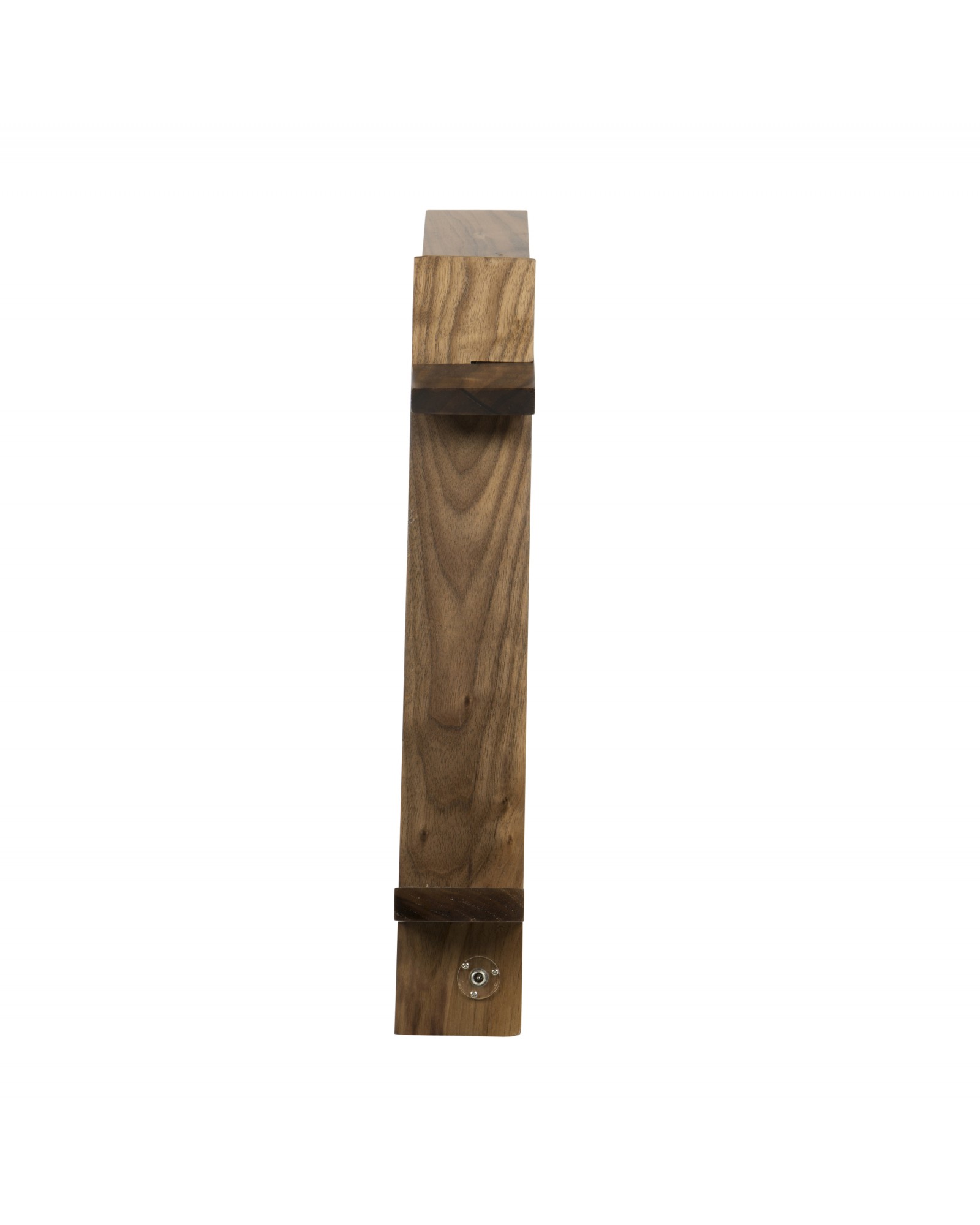 Plank Contemporary Desk Lamp in Walnut