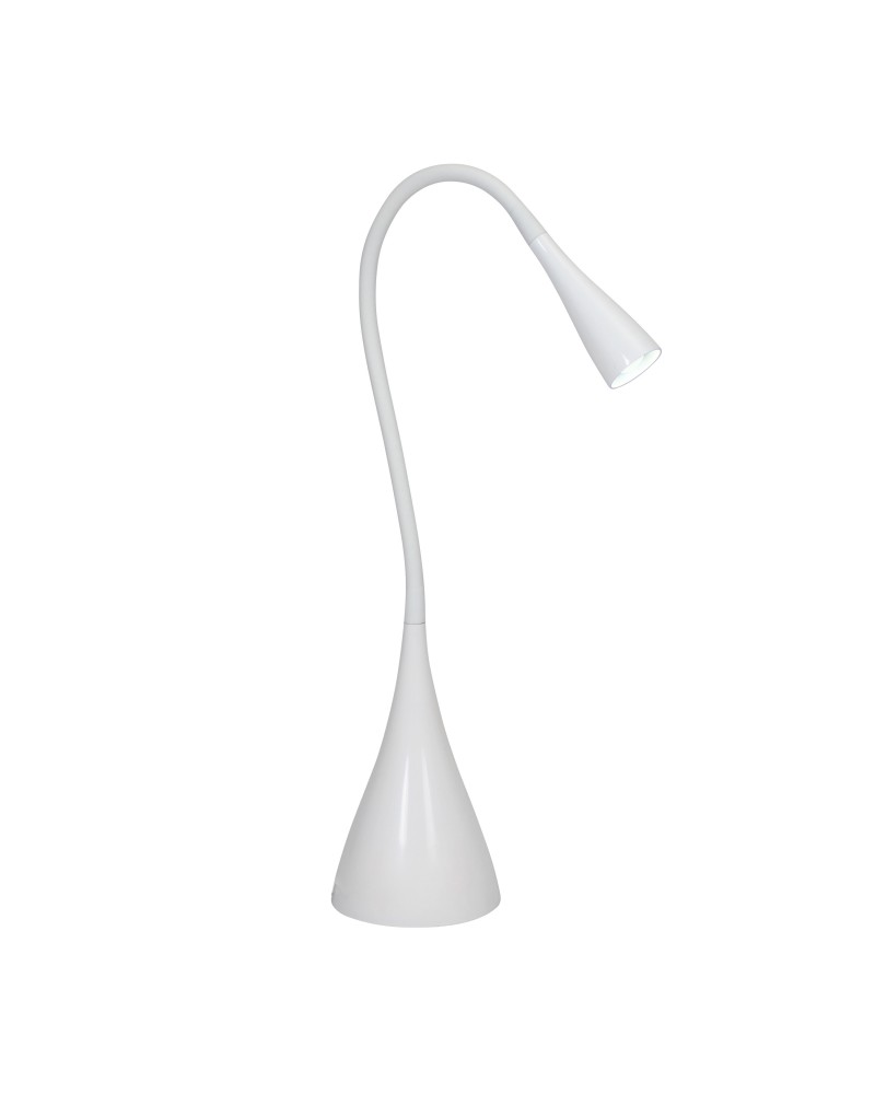 Gripp Contemporary Desk Lamp in White