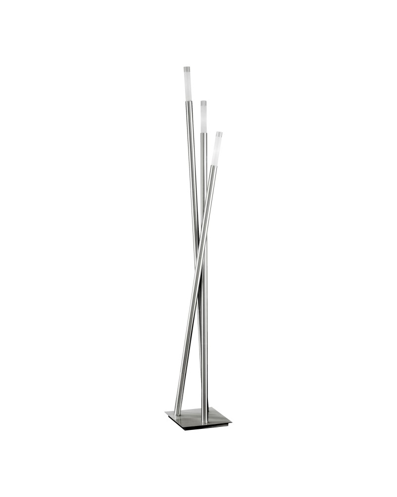 Icicle Contemporary Floor Lamp in Brushed Nickel