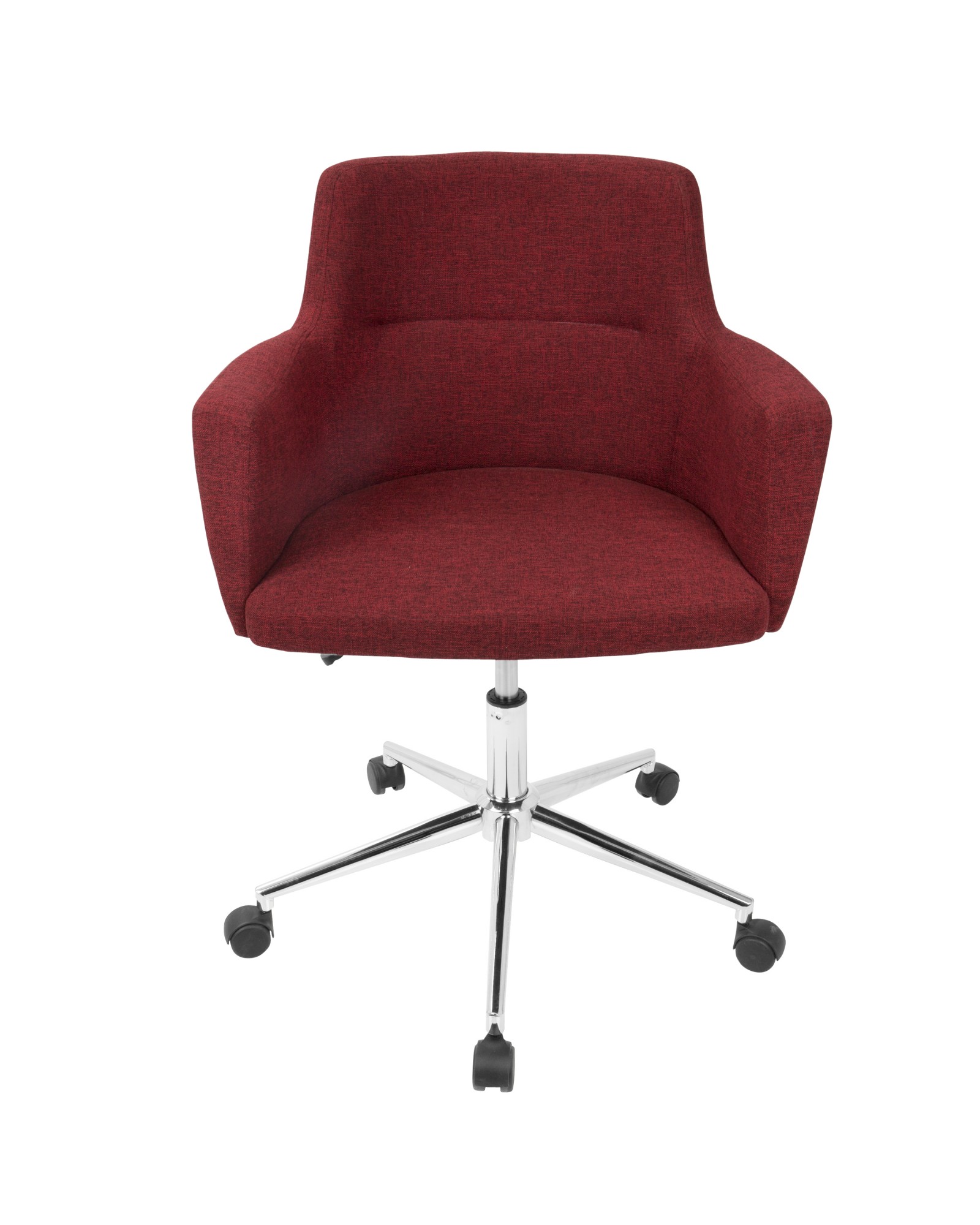 Andrew Contemporary Adjustable Office Chair in Red