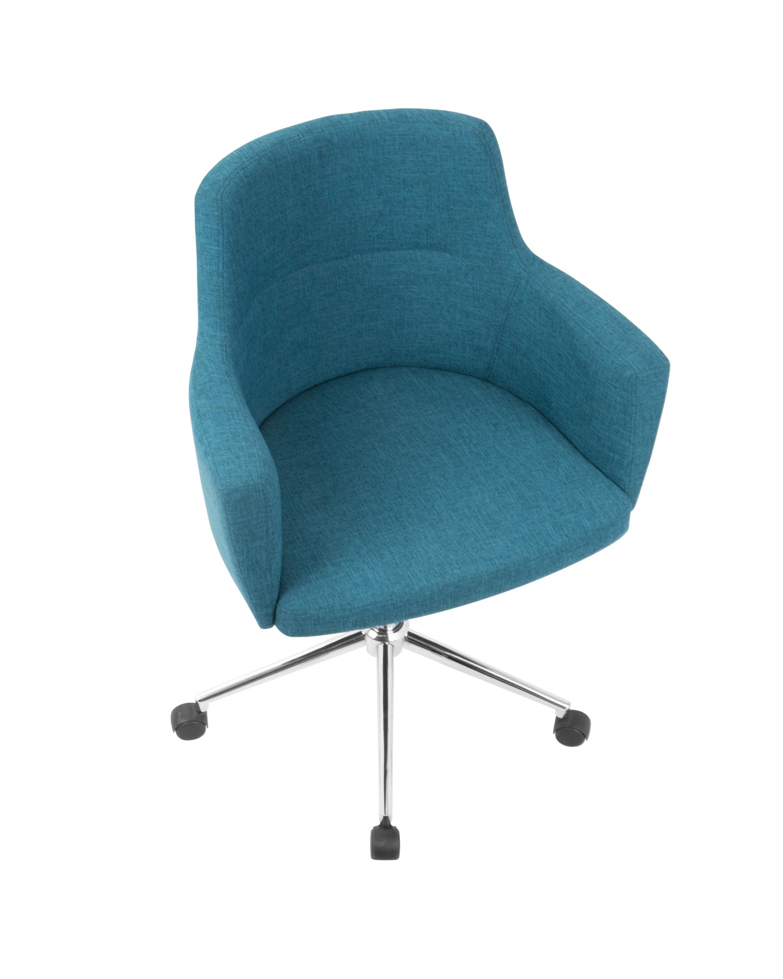 Andrew Contemporary Adjustable Office Chair in Teal