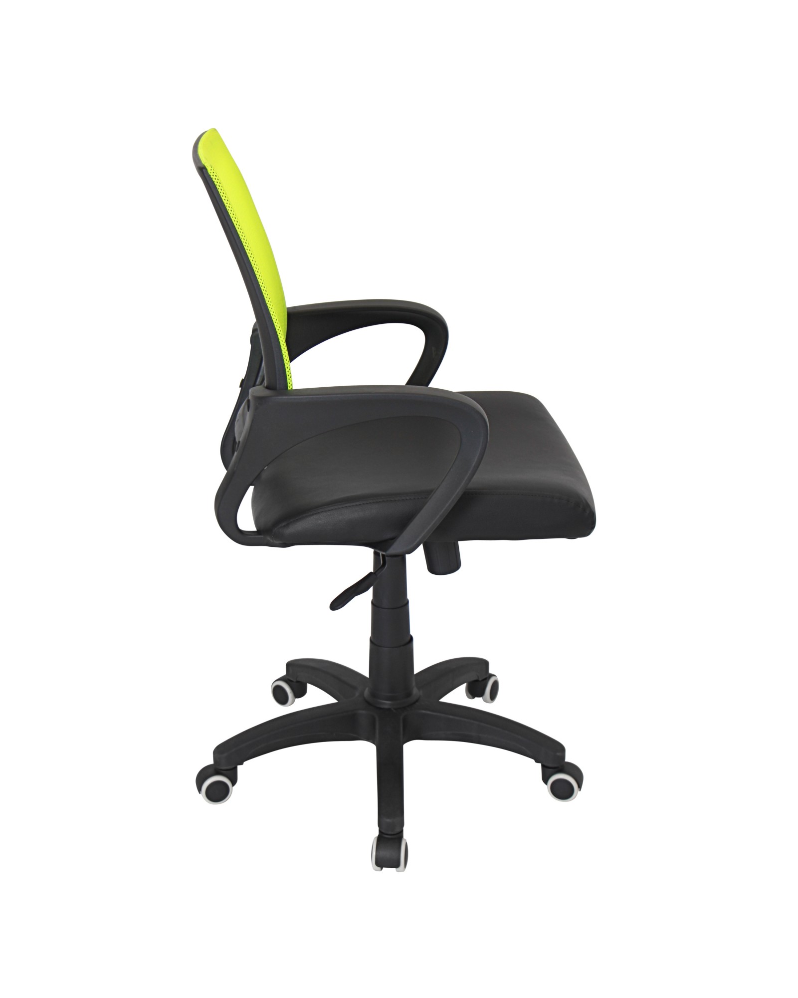 Officer Modern Adjustable Office Chair with Swivel in Lime Green