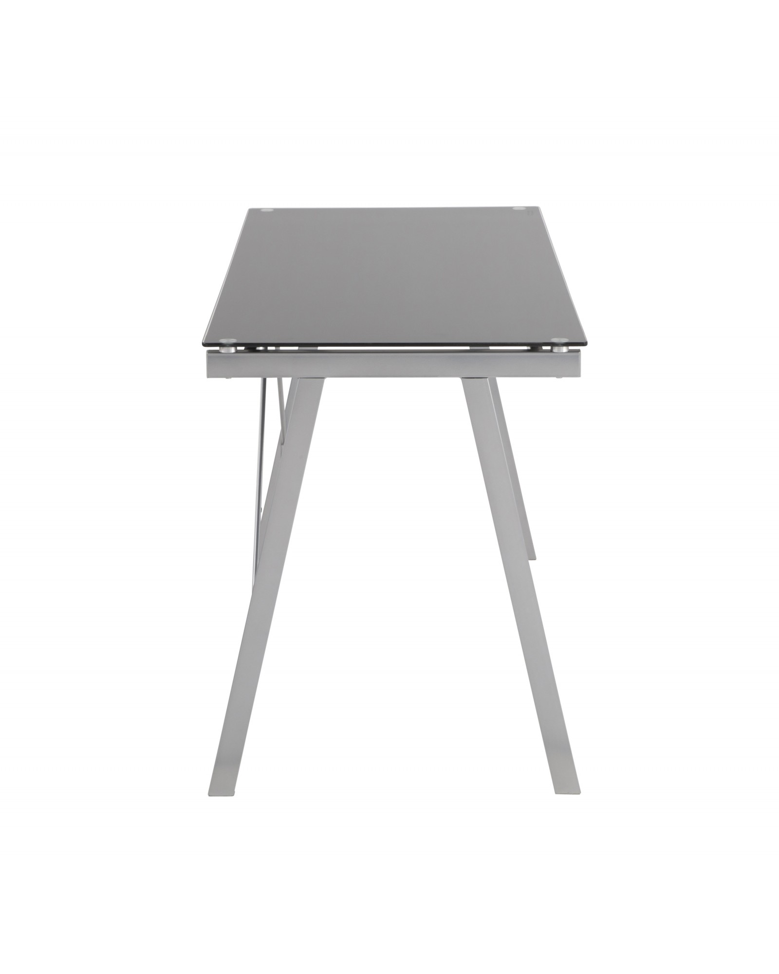 Exponent Contemporary Desk in Black and Silver