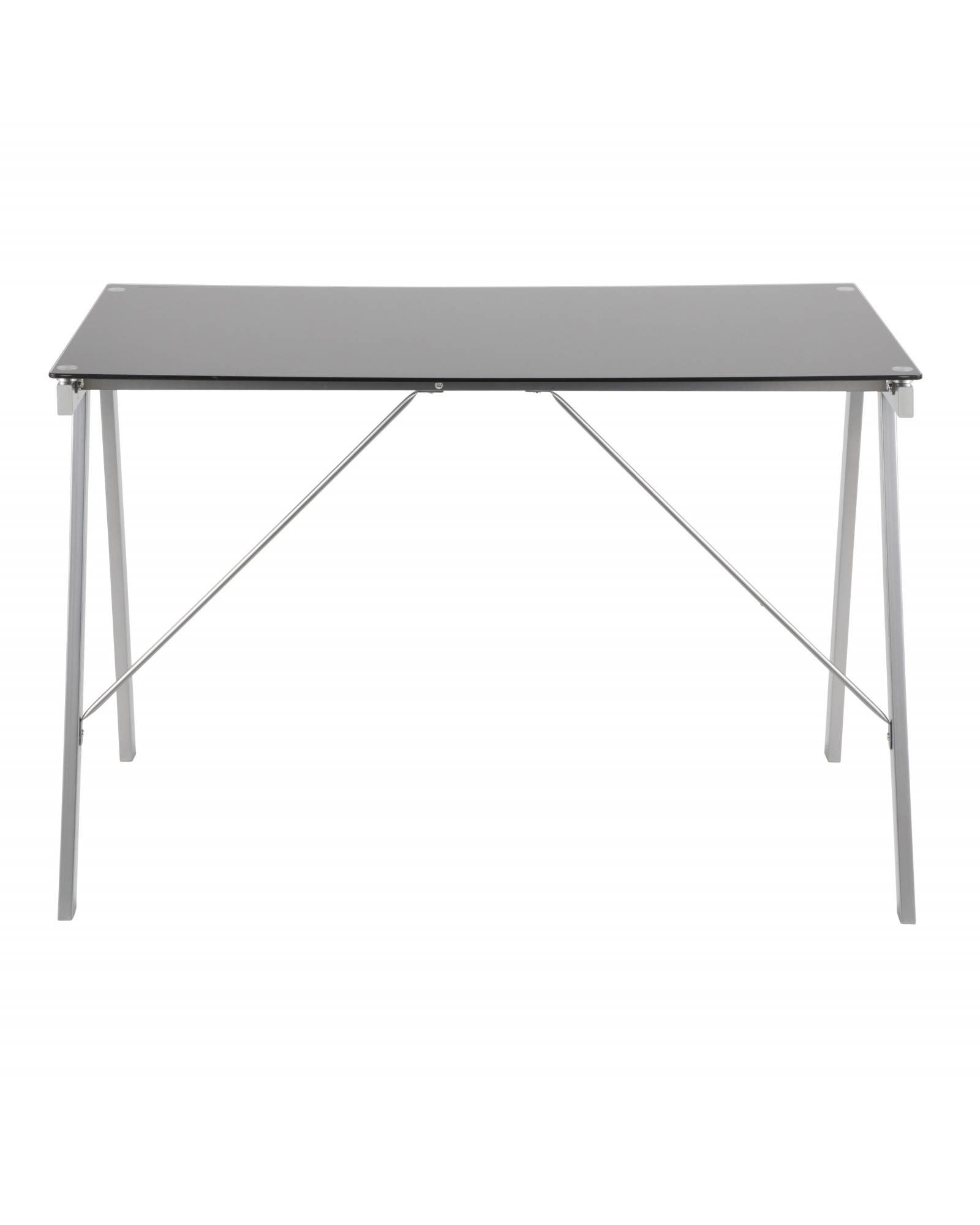 Exponent Contemporary Desk in Black and Silver