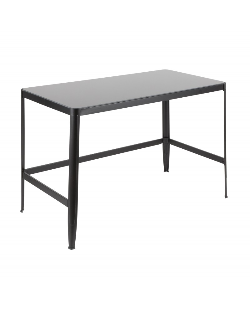 Pia Contemporary Desk in Black