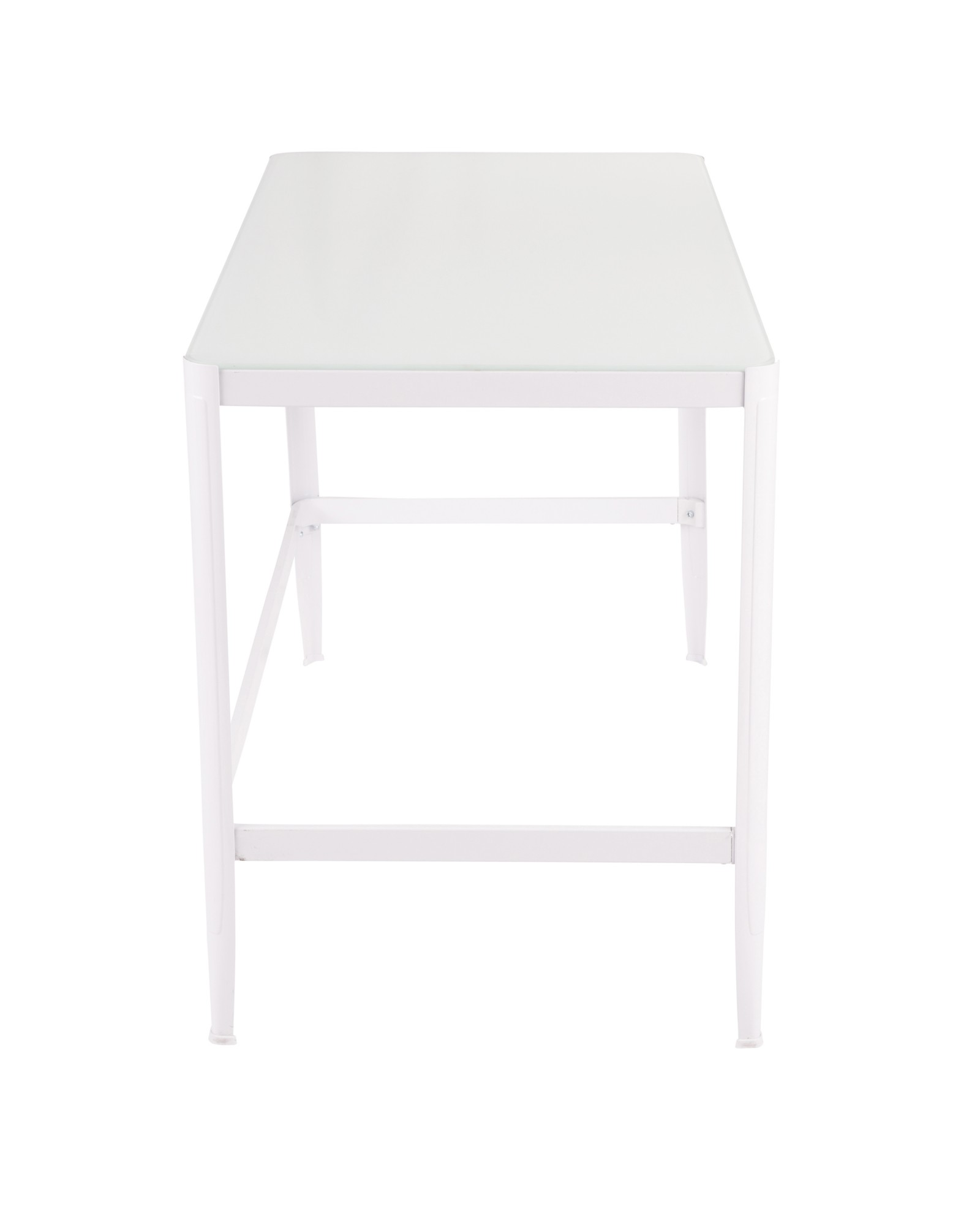 Pia Contemporary Desk in White