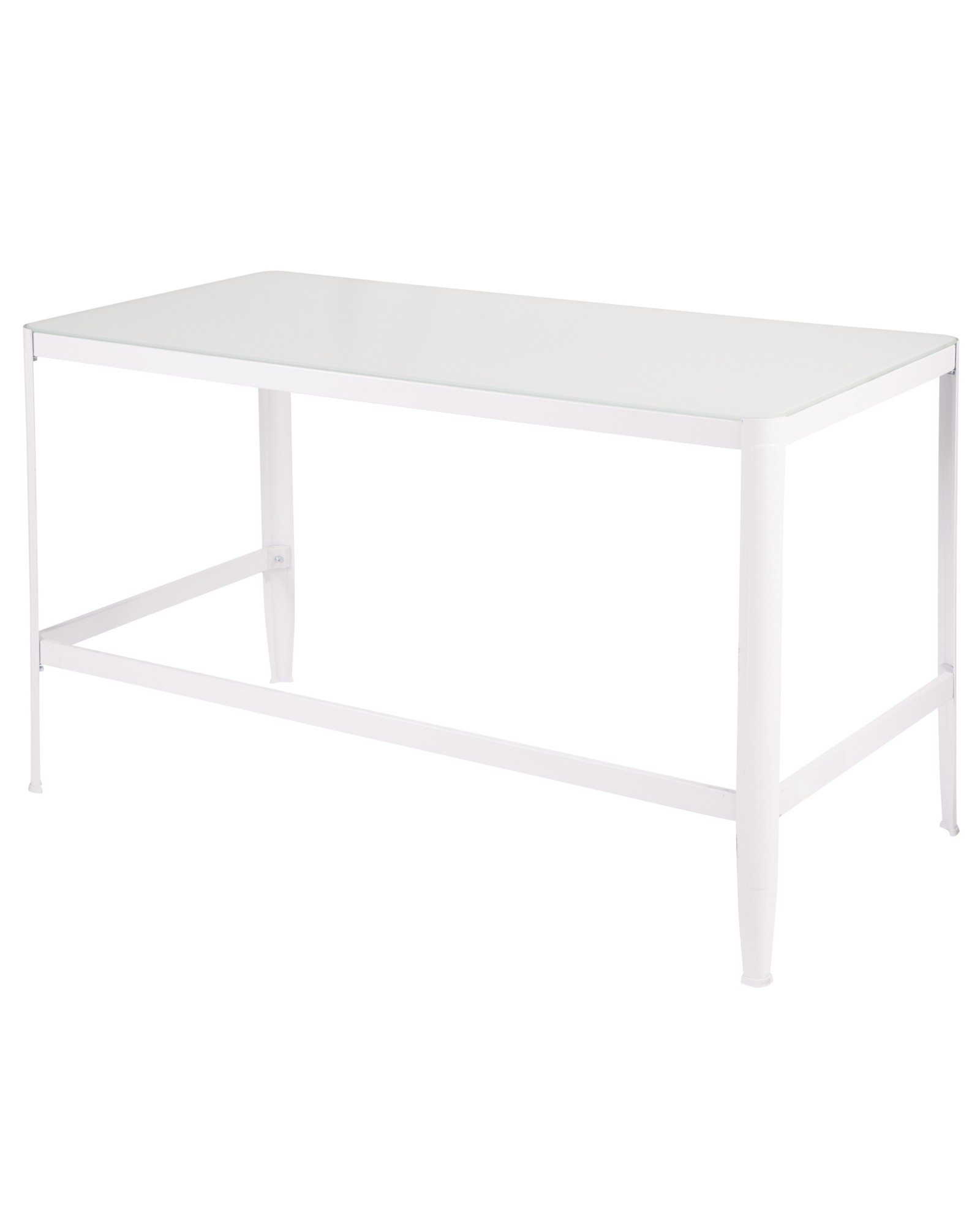 Pia Contemporary Desk in White