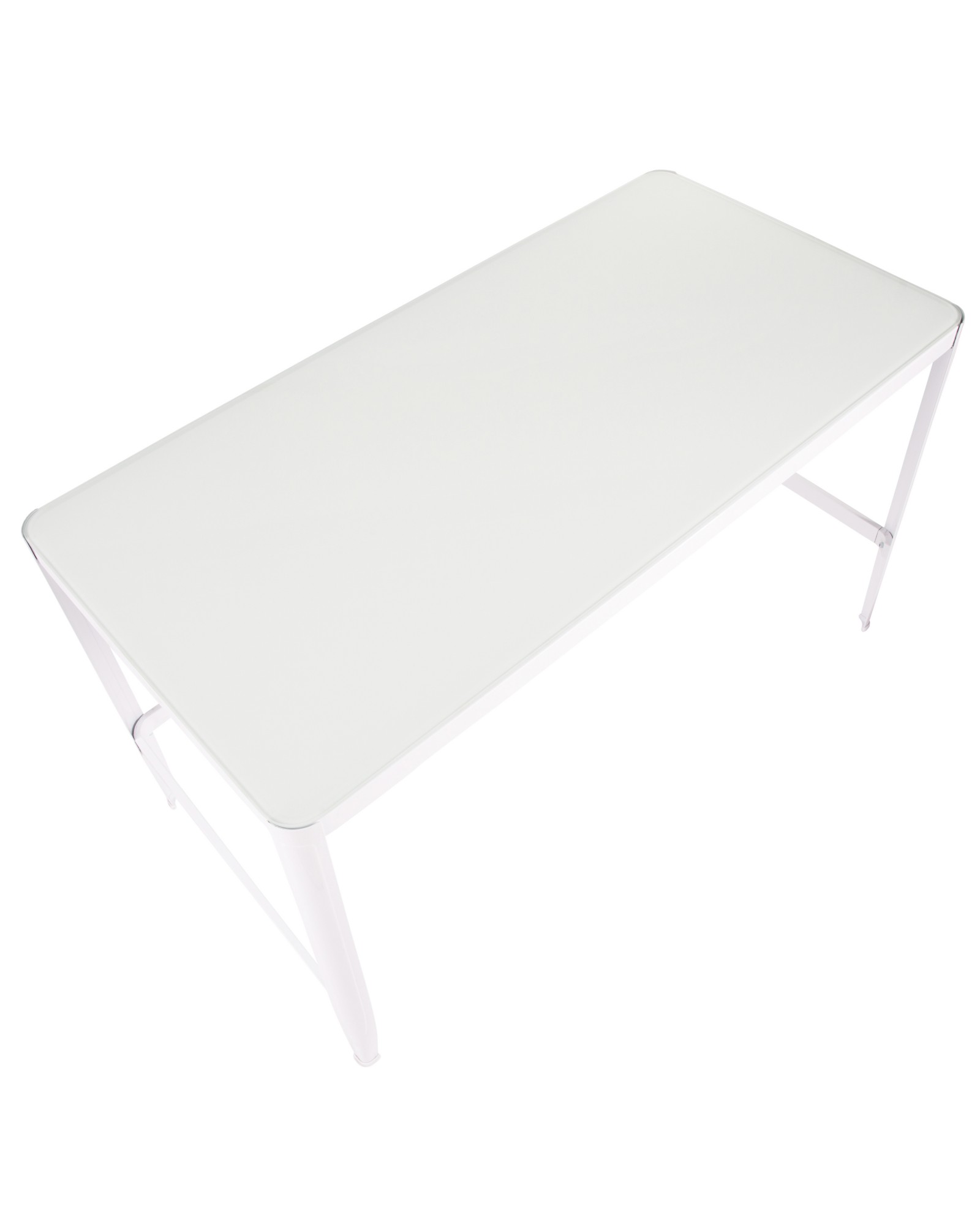 Pia Contemporary Desk in White