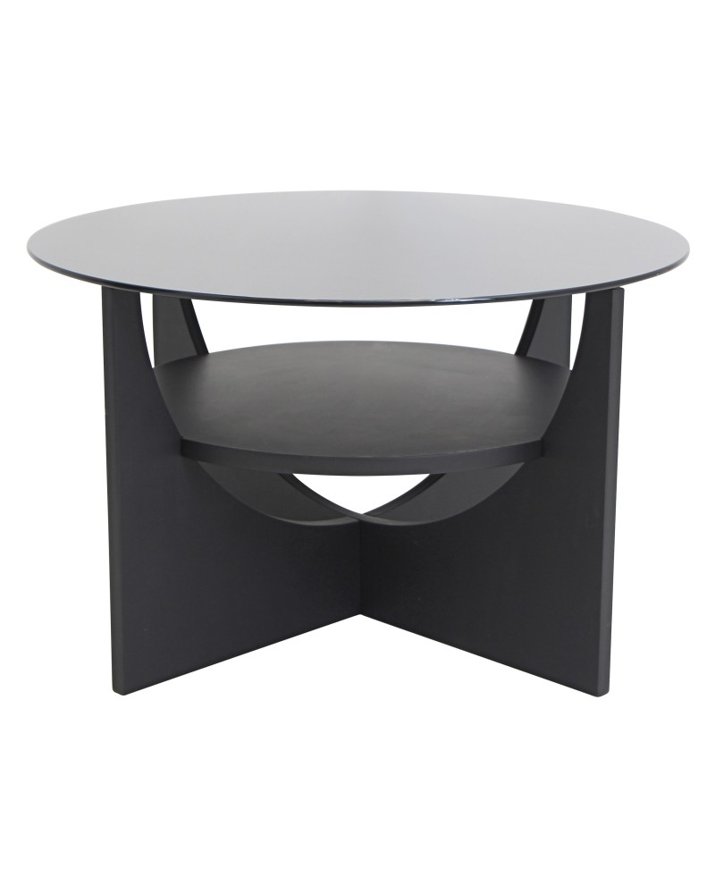 U Shaped Contemporary Coffee Table in Wenge