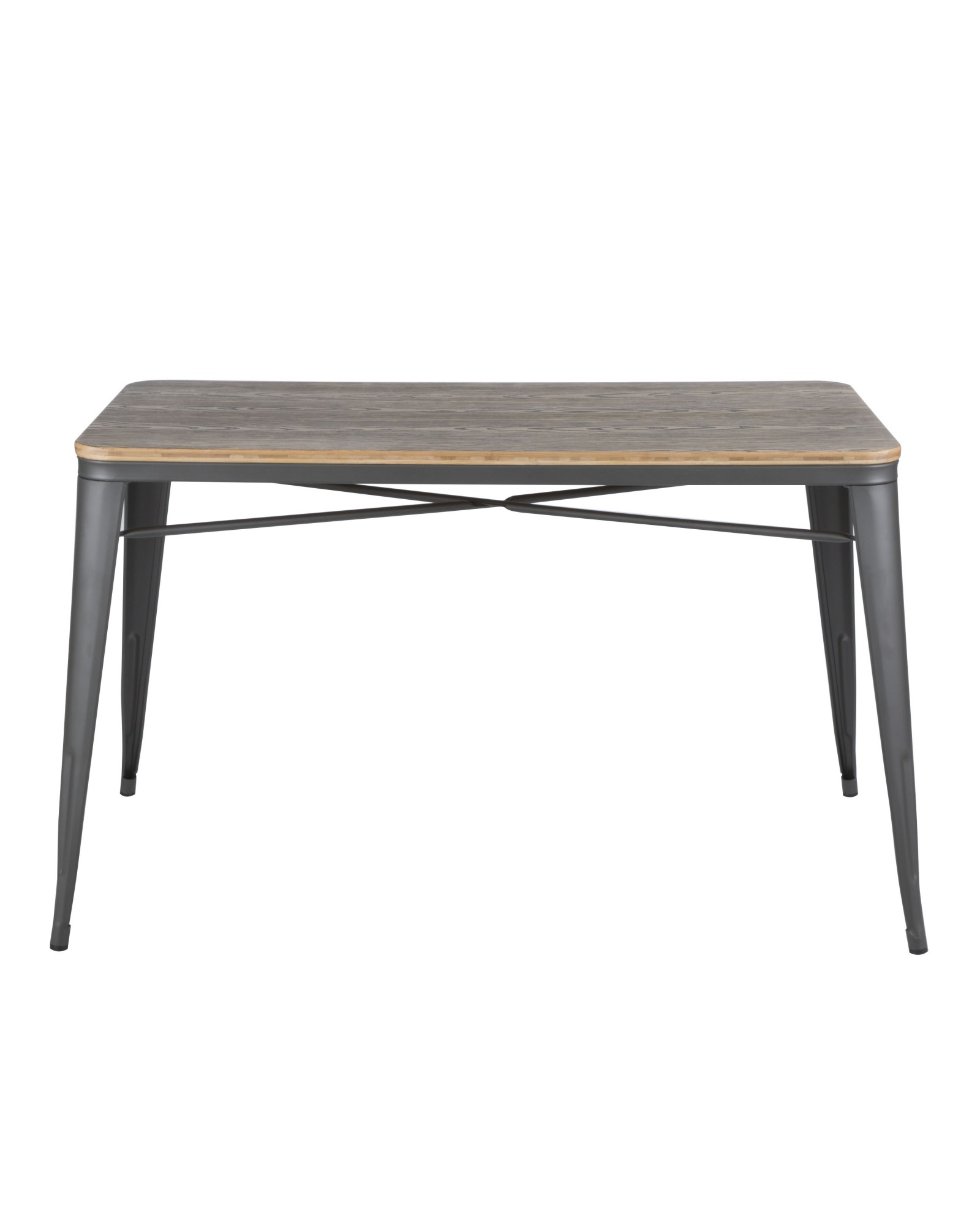 Oregon Industrial-Farmhouse Utility Table in Grey and Brown