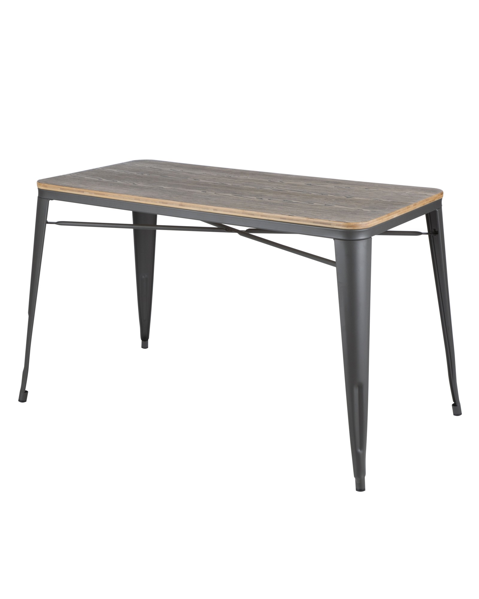 Oregon Industrial-Farmhouse Utility Table in Grey and Brown